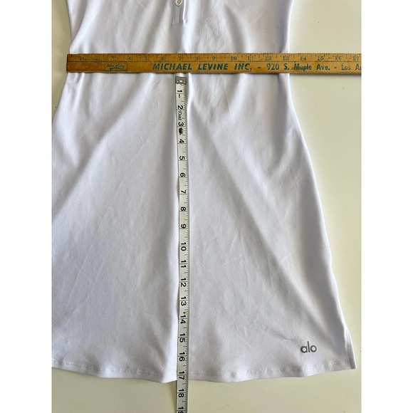 NWOT ALO Yoga Charmed Tennis Dress white - Picture 14 of 14